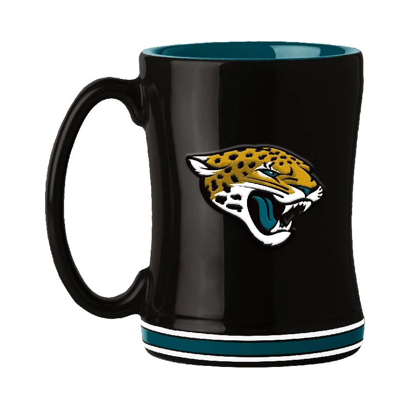 Team Mug Double-Walled-Jacksonville Jaguars 14oz Relief Mug