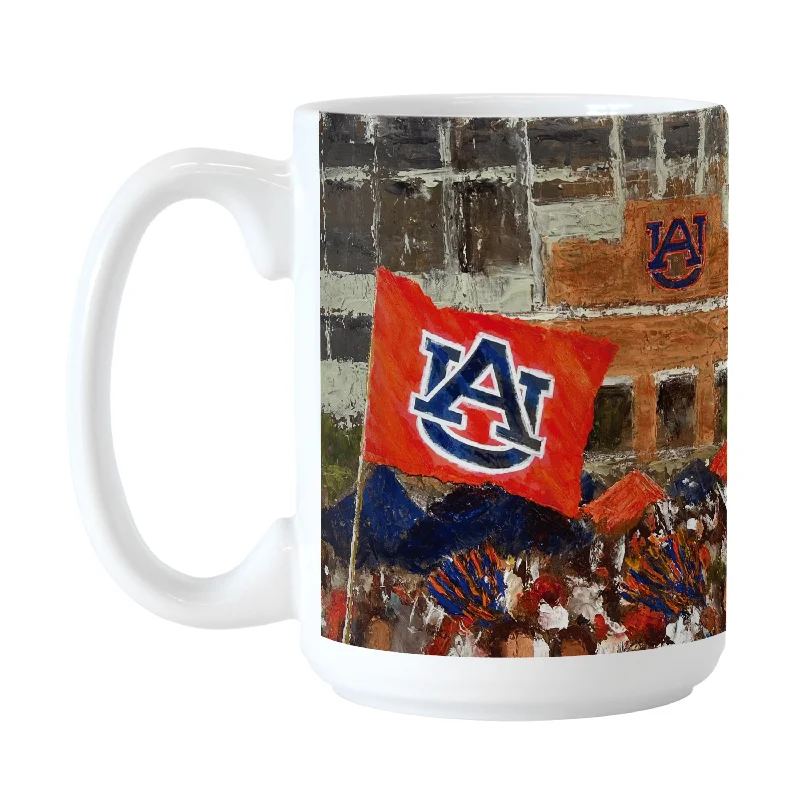 Team Mug Stylish Design-Auburn 15oz Collector Sublimated Mug