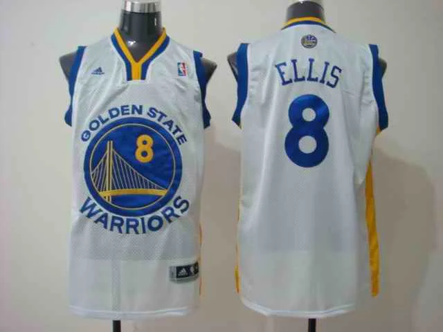 Basketball Jersey For Mother's Day-Warriors 8 Ellis White Basketball Jerseys