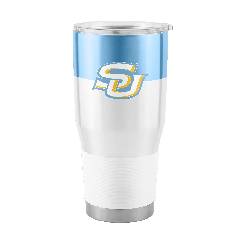 Team Mug Handcrafted-Southern University 30oz Colorblock Stainless Steel Tumbler