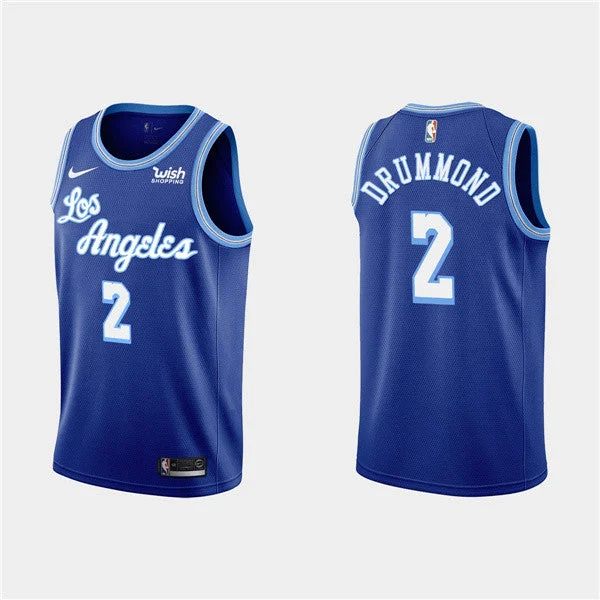 Basketball Jersey Premium Sportswear-Men's Los Angeles Lakers #2 Andre Drummond Classic Blue Stitched Basketball Jersey