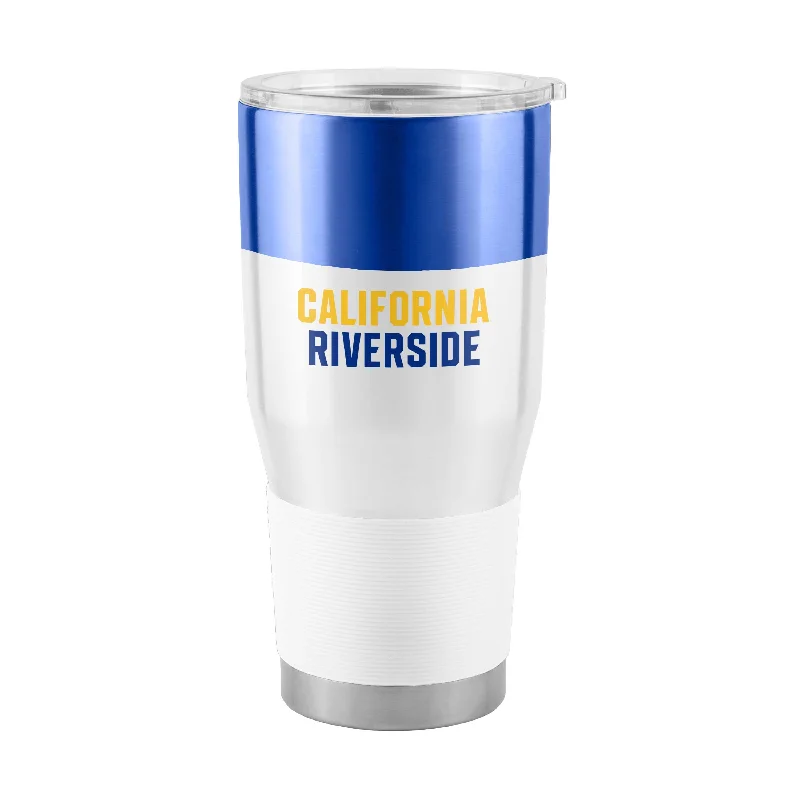 Team Mug With Cute Animals-California Riverside 30oz Colorblock Stainless Steel Tumbler