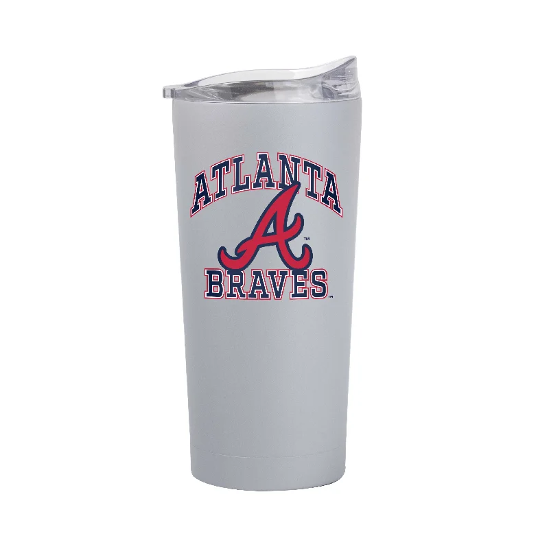 Team Mug Embroidered-Atlanta Braves 20oz Athletic Powder Coat Tumbler