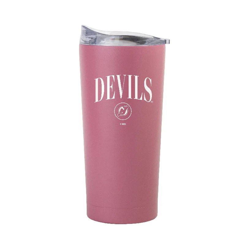 Team Mug For Work From Home-New Jersey Devils 20oz Cinch Berry Powder Coat Tumbler