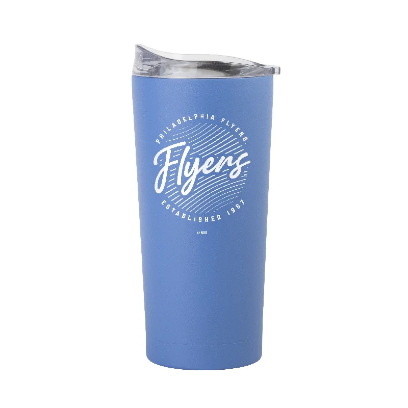 Team Mug For Nurses-Philadelphia Flyers 20oz Retro Script Arctic Powder Coat Tumbler