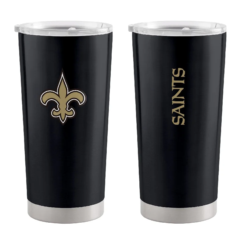 Team Mug With 3D Print-New Orleans Saints 20oz Gameday Stainless Steel Tumbler