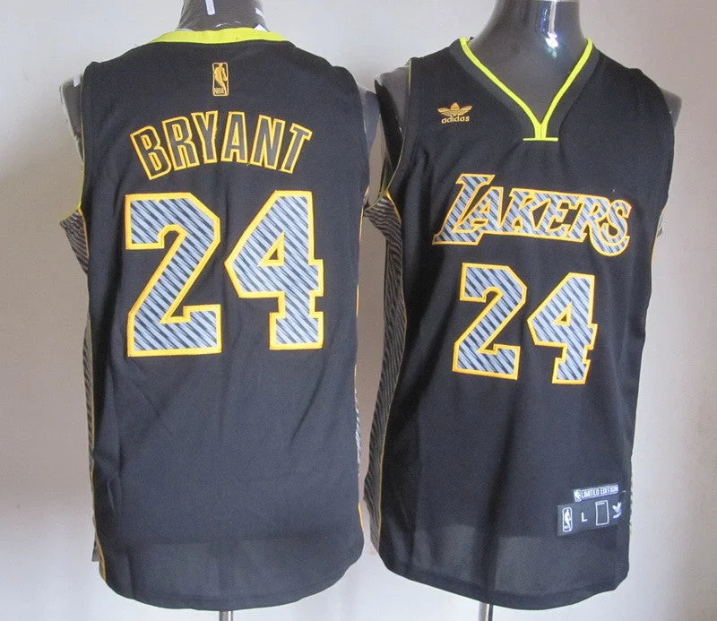 Basketball Jersey Tie-Dye-Lakers 24 Bryant Black Fashion Basketball Jerseys