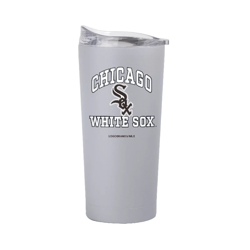 Team Mug With Custom Artwork-Chicago White Sox 20oz Athletic Powder Coat Tumbler