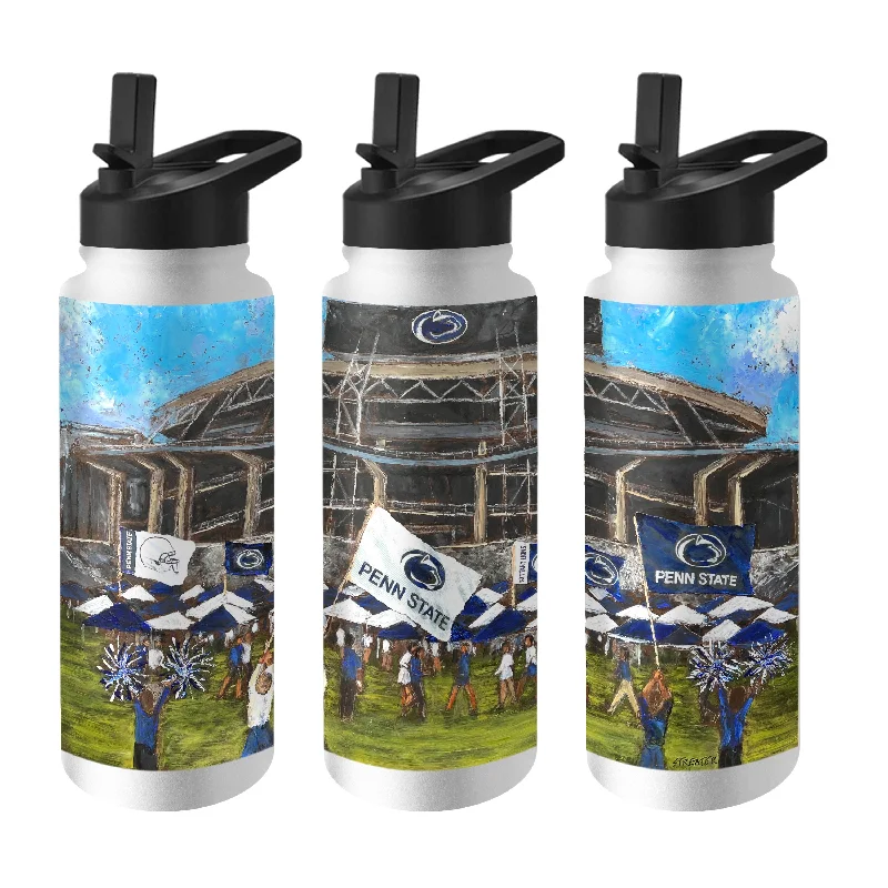 Team Mug For Gamers-Penn State 34oz Collector Quencher Bottle