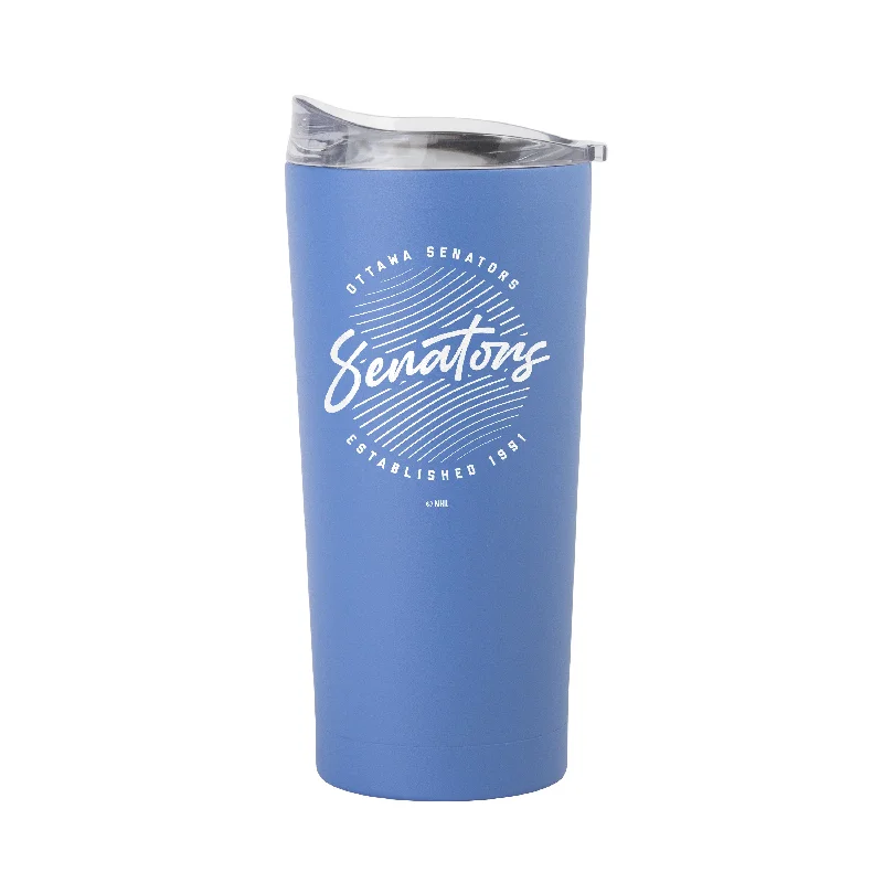 Team Mug For Lawyers-Ottawa Senators 20oz Retro Script Arctic Powder Coat Tumbler