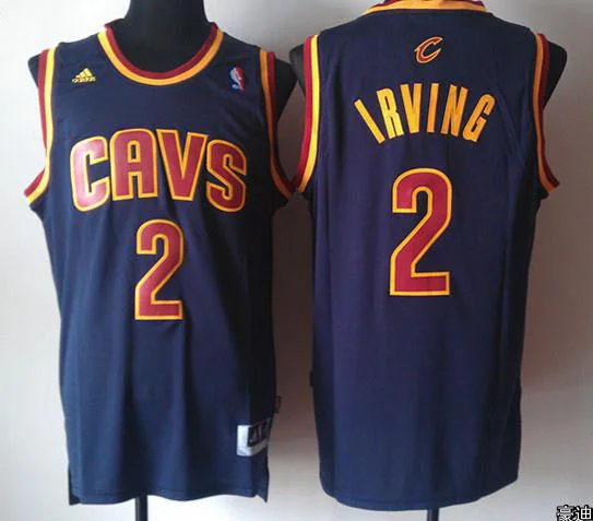 Basketball Jersey Breathable Design-Cavaliers 2 Irving Revolution 30 Blue Basketball Jerseys