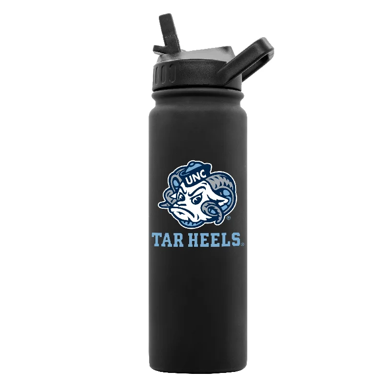 Team Mug For Nonprofits-North Carolina 24oz Black Soft Touch Bottle