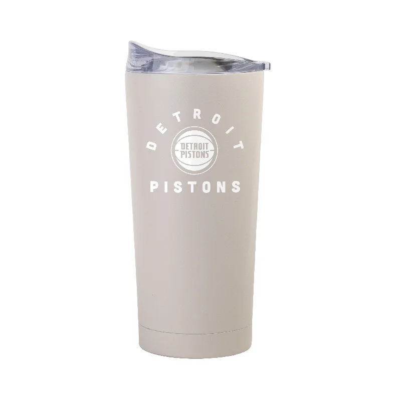 Team Mug Bulk Order-Detroit Pistons 20oz Archway Sand Powder Coat Tumbler