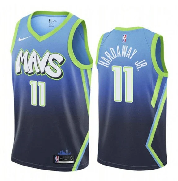 Basketball Jersey Adjustable Fit-Men's Dallas Mavericks #11 Tim Hardaway Jr. City Edition Stitched Basketball Jersey