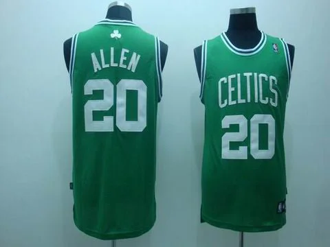 Basketball Jersey For Men-Celtics 20 Ray Allen Green-white Number Basketball Jerseys