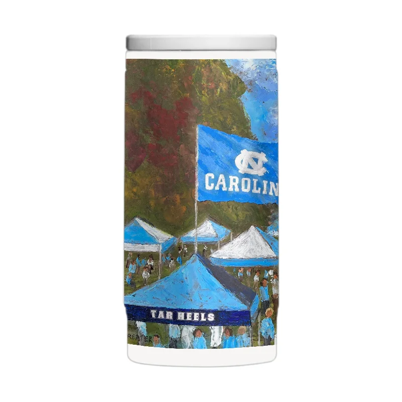 Team Mug For Ultimate Experience-North Carolina 12oz Collector Powder Coat Slim Can Coolie