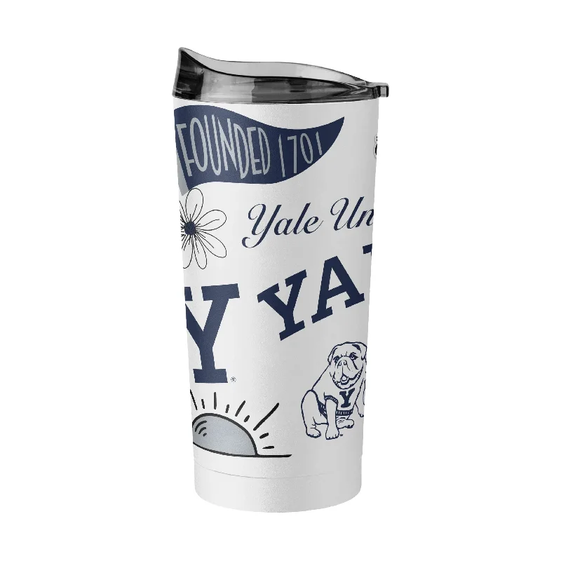 Team Mug Small Size-Yale 20oz Native Powder Coat Tumbler