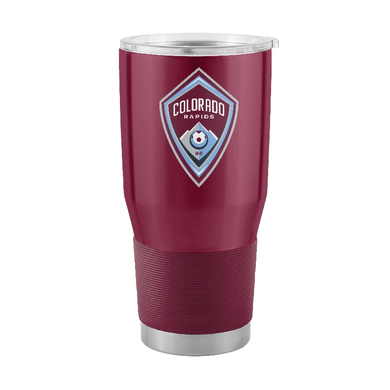 Team Mug With 3D Lettering-Colorado Rapids 30oz Gameday Stainless Steel Tumbler