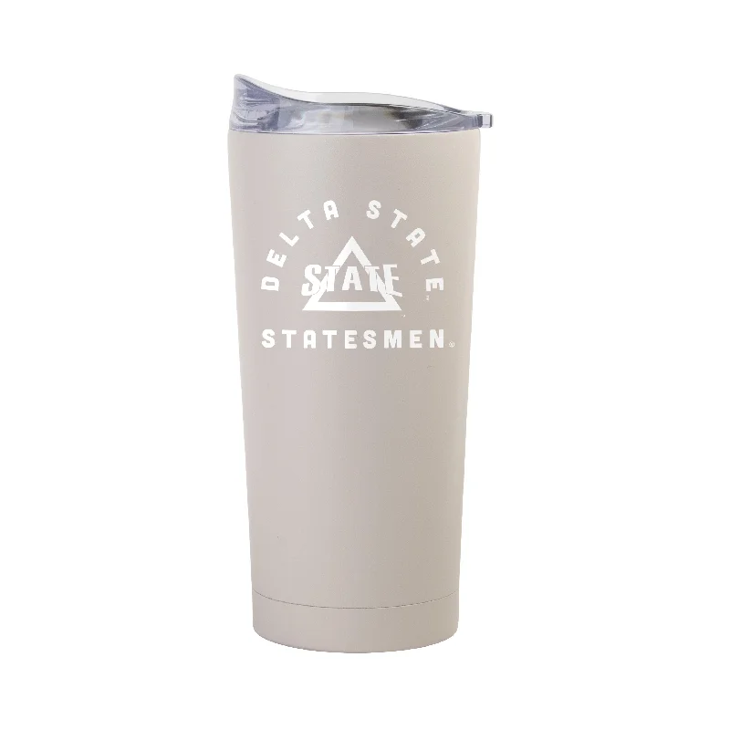 Team Mug For Christmas-Delta State 20oz Archway Sand Powder Coat Tumbler