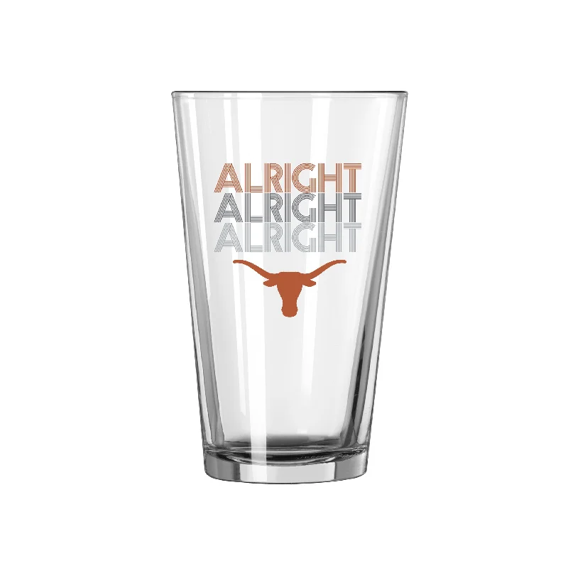 Team Mug Embroidered-Texas Alright 16oz Pint Glass