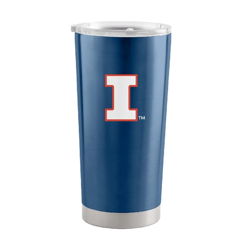 Team Mug Sublimation Print-Illinois 20oz Gameday Stainless Steel Tumbler