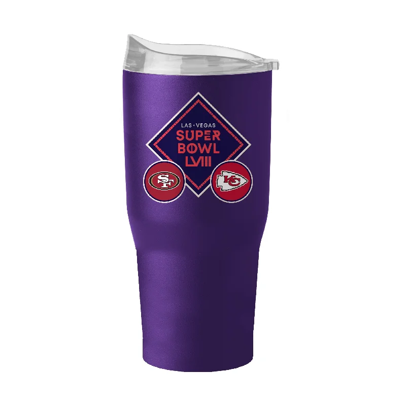 Team Mug For Boss-Super Bowl 58 30oz Dueling Powder Coat Tumbler