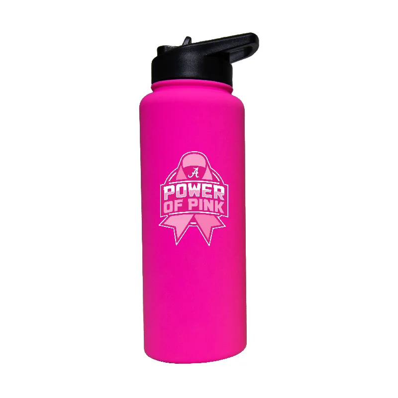 Team Mug Custom Quote-Alabama Power of Pink 34oz Soft Touch Quencher