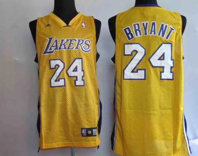 Basketball Jersey Street Culture-Lakers 24 Kobe Bryant Orange Swingman Basketball Jerseys