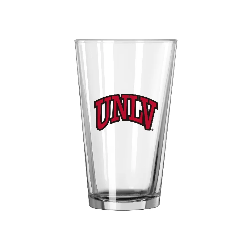 Team Mug Easy To Wash-UNLV 16oz Logo Pint Glass