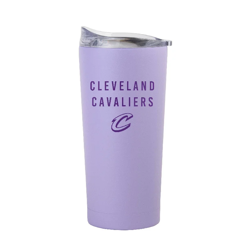 Team Mug For Doctors-Cleveland Cavaliers 20oz Tonal Lavender Powder Coat Tumbler