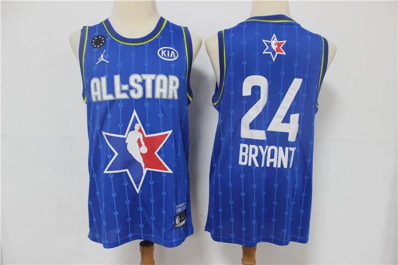 Basketball Jersey College Team-Men's Los Angeles Lakers #24 Kobe Bryant Blue 2020 All-Star Stitched Basketball Jersey