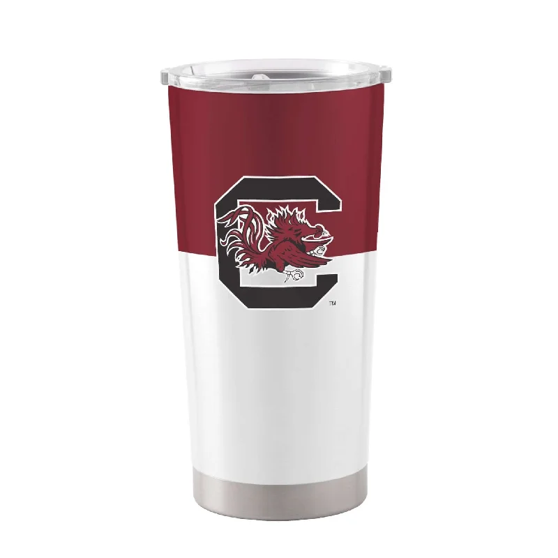 Team Mug For Startups-South Carolina Colorblock 20oz Stainless Tumbler