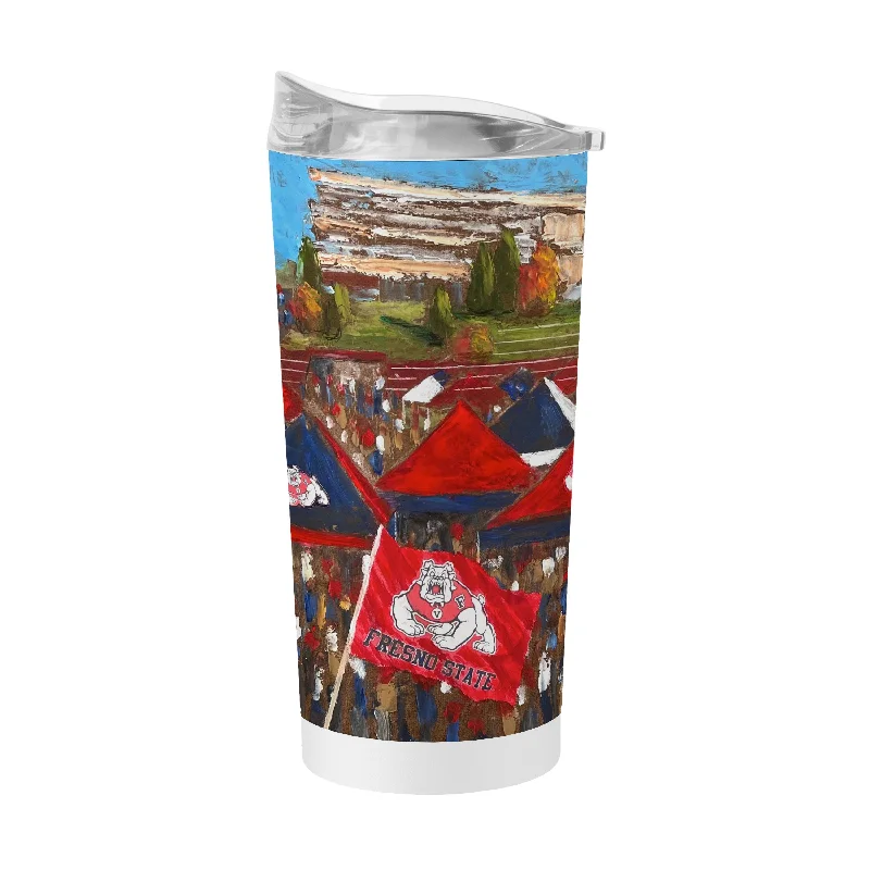 Team Mug Thick Material-Fresno State 20oz Collector Powder Coat Tumbler