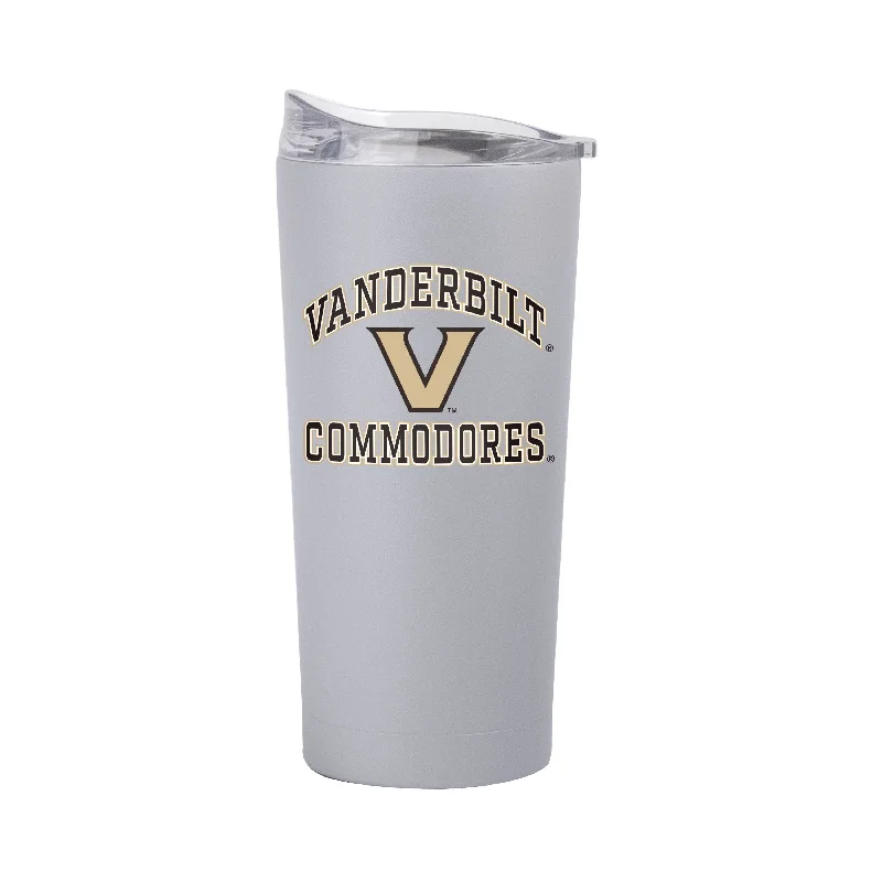 Team Mug With Engraved Name-Vanderbilt 20oz Athletic Powder Coat Tumbler