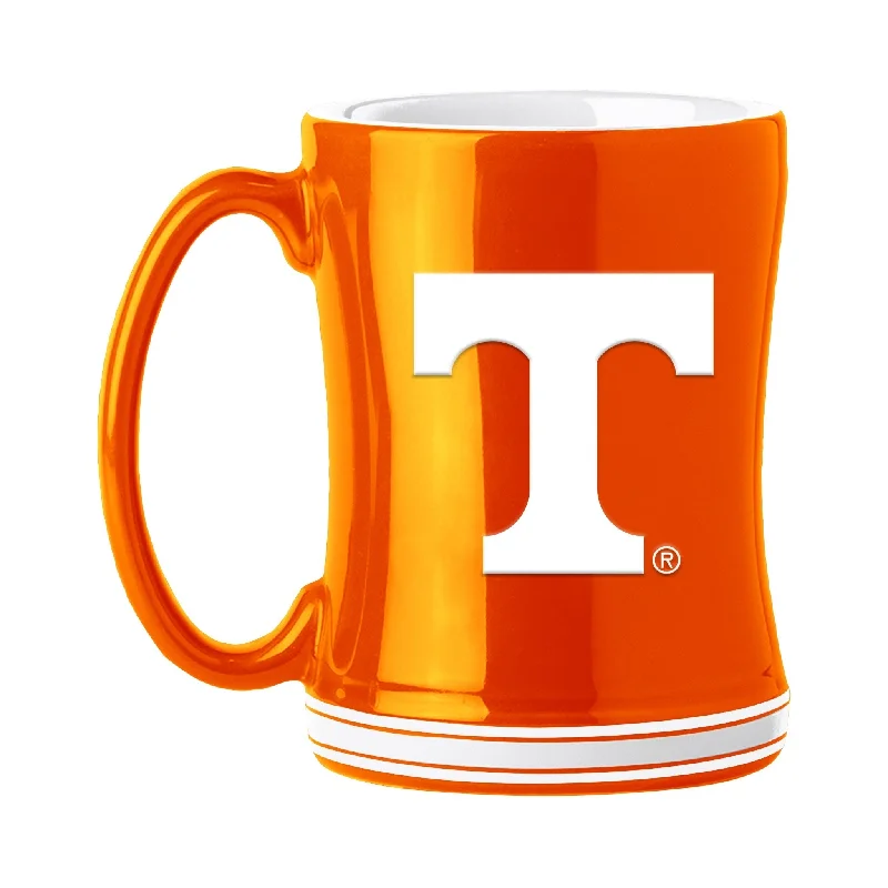 Team Mug With Insulation-Tennessee 14oz Relief Mug