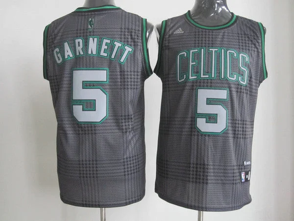 Basketball Jersey Best Performance-Boston Celtics 5 GARNETT black box Basketball Jerseys