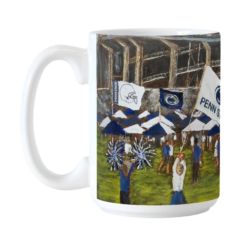 Team Mug Plastic-Penn State 15oz Collector Sublimated Mug