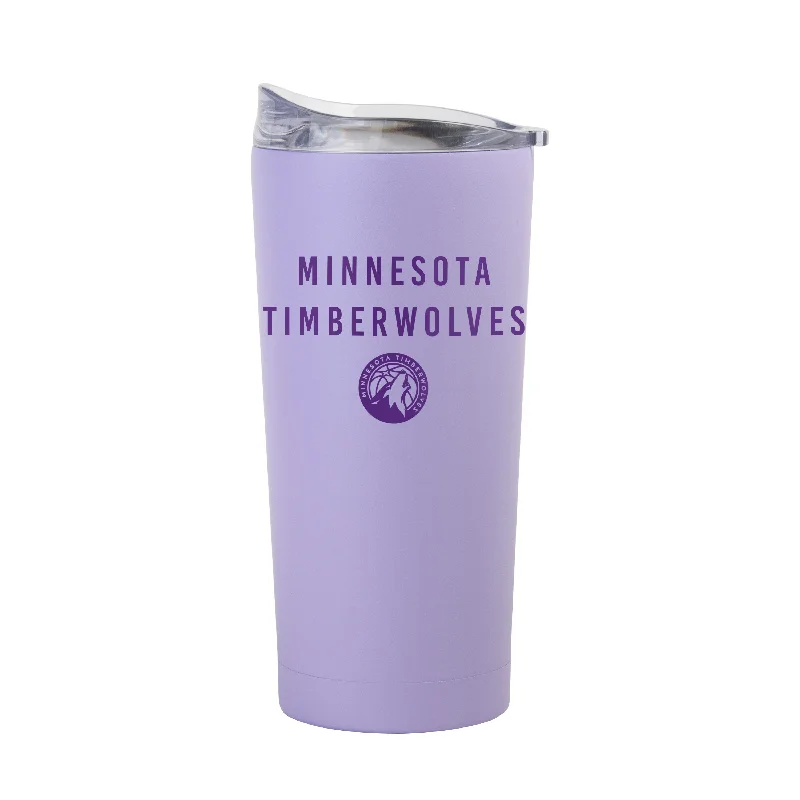 Team Mug For Universities-Minnesota Timberwolves 20oz Tonal Lavender Powder Coat Tumbler