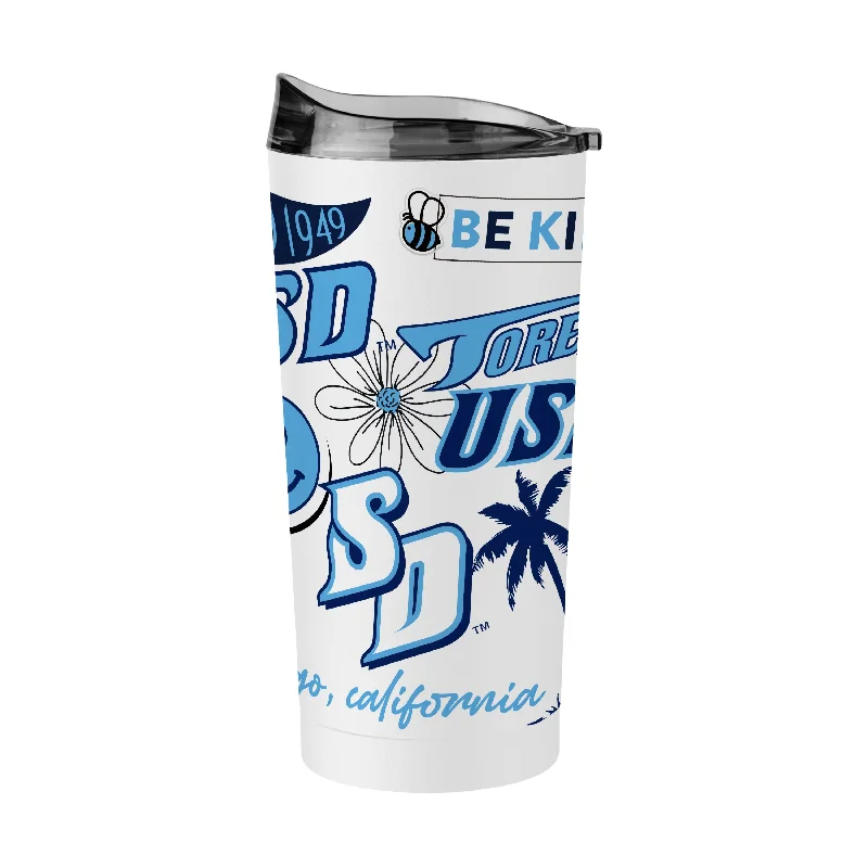 Team Mug For Business Meetings-University of San Diego 20oz Native Powder Coat Tumbler