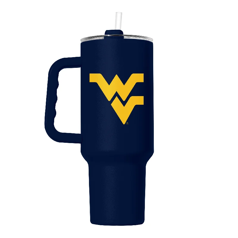 Team Mug Digital Print-West Virginia 40oz Flipside Powder Coat Tumbler