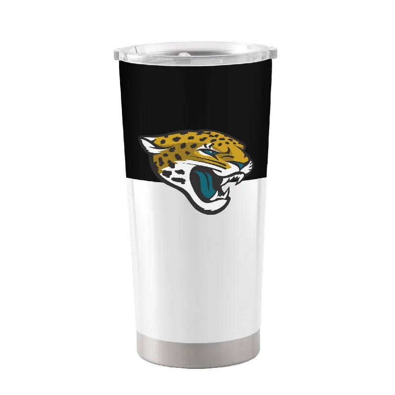 Team Mug For Artists-Jacksonville Jaguars Colorblock 20oz Stainless Tumbler