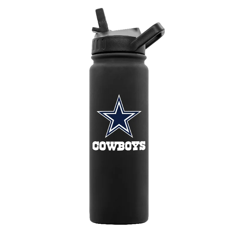 Team Mug Heat Sensitive-Dallas Cowboys 24oz Black Soft Touch Bottle