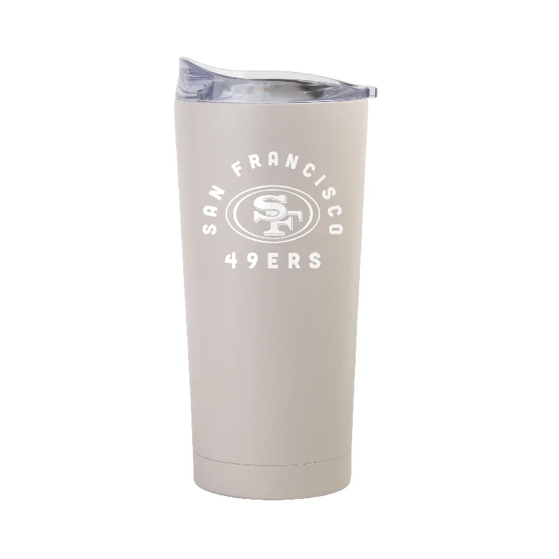 Team Mug For Graduation-San Francisco 49ers 20oz Archway Sand Powder Coat Tumbler