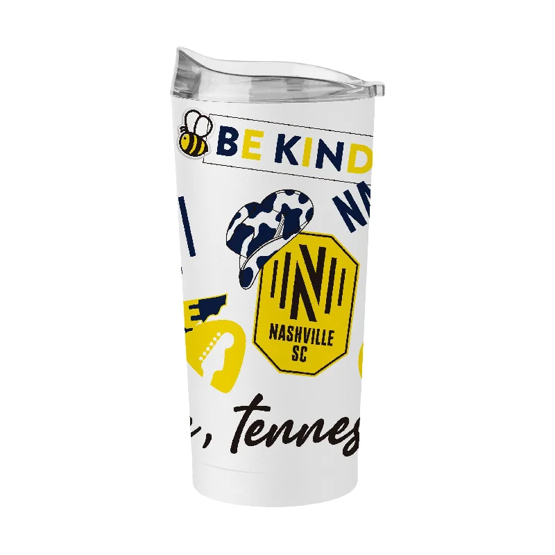 Team Mug Glass-Nashville SC 20oz Native Powder Coat Tumbler