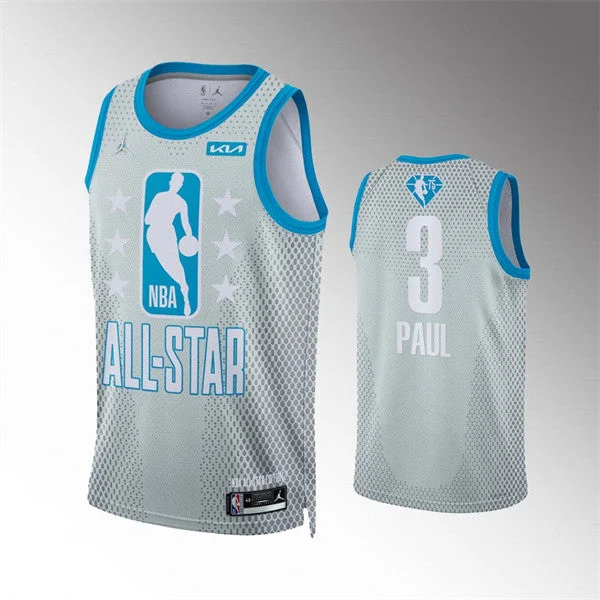 Basketball Jersey Street Culture-Men's 2022 All-Star #3 Chris Paul Gray Stitched Basketball Jersey