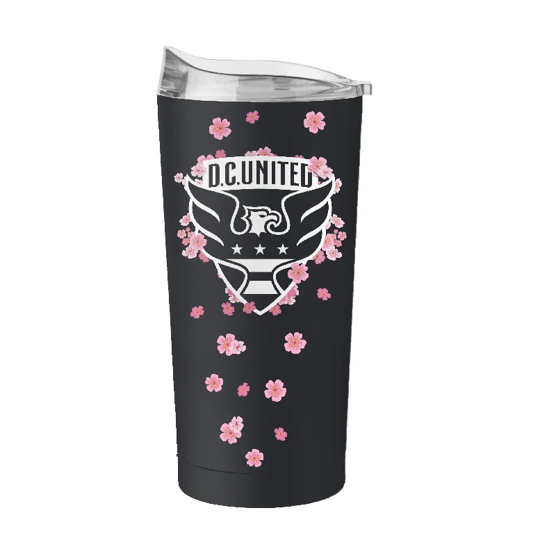 Team Mug For Office-DC United Cherry Blossom 20oz Powder Coat Tumbler