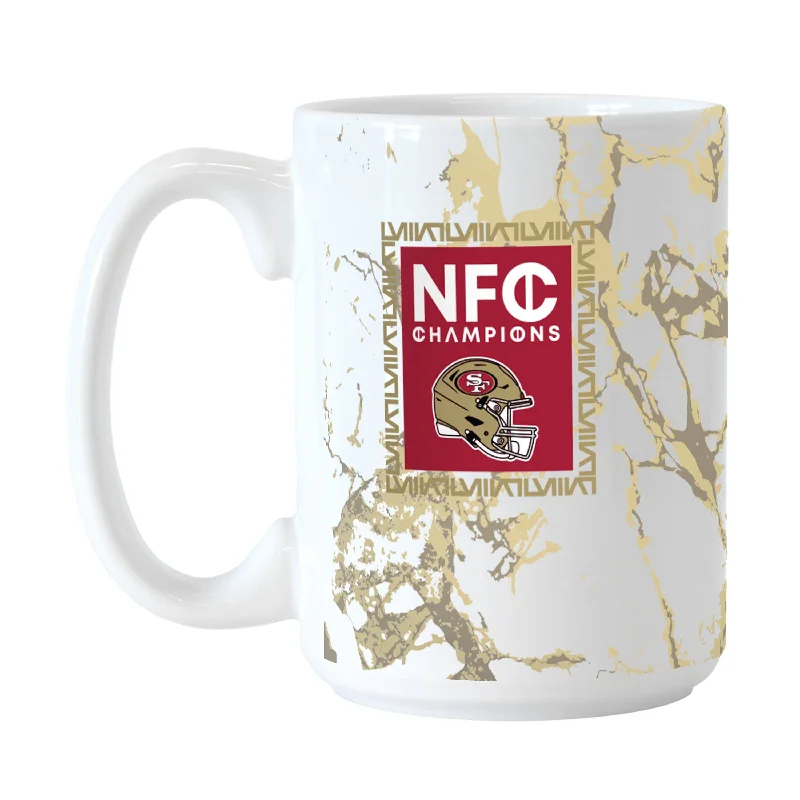 Team Mug Stainless Steel-San Francisco 49ers 15oz NFC Conference Champs Sublimated Mug