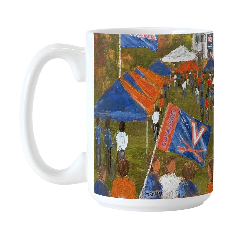 Team Mug Large Size-Virginia 15oz Collector Sublimated Mug