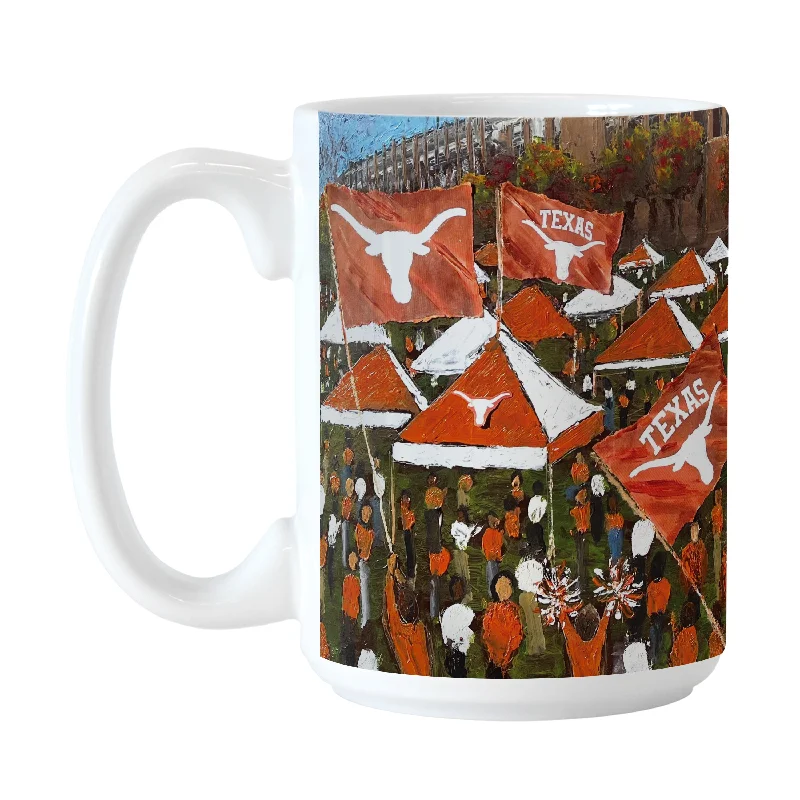 Team Mug Stainless Steel-Texas 15oz Collector Sublimated Mug