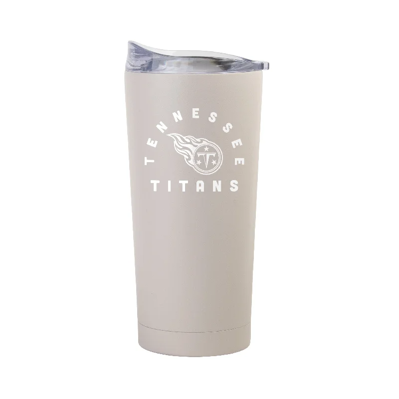 Team Mug For Thanksgiving-Tennessee Titans 20oz Archway Sand Powder Coat Tumbler